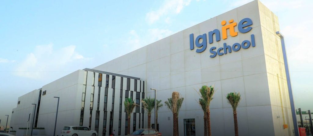 صورة مدرسة إجنايت وهي مرفقة مع إعلان حول فرص وشواغر تدريس في دبي برواتب مميزة